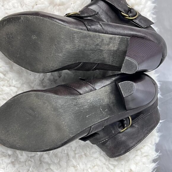 Sonoma Brown Heeled Ankle Boots - Picture 7 of 8